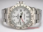 Replica Rolex Explorer II 16570 White Dial Stainless Steel GMT Watch 40mm